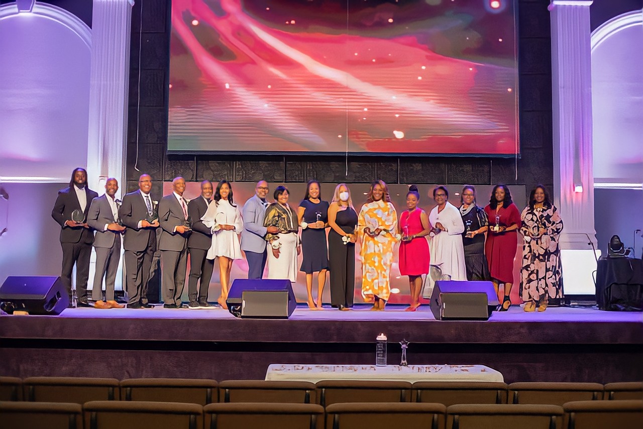 Photograph from an AAWHMP honors ceremony