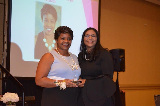 Photograph from an AAWHMP honors ceremony