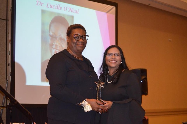 Photograph from an AAWHMP honors ceremony